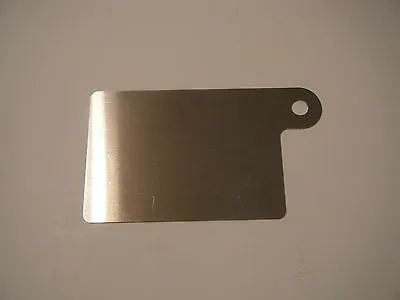 STAINLESS STEEL MOTORCYCLE INSPECTION STICKER PLATE(3X4 1/4 )End Tab • $13.24