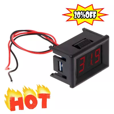 Mini DC4.5V-30V LED Panel Volt Voltage Meter Digital Voltmeter 2 Display SALE • $1.43