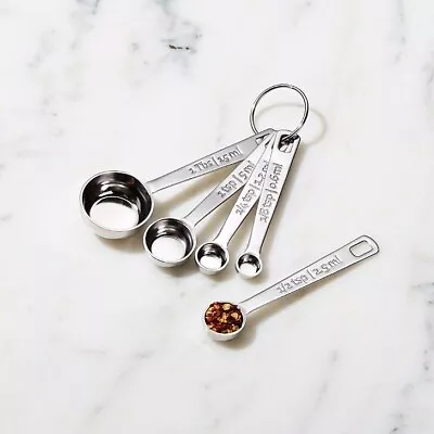 Le Creuset Stainless Steel MEASURING SPOONS  New With Tags • $24