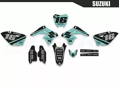 Suzuki RMZ 250 2010 2011 2012 2013 2014 2015 2016 2017 Graphics Kit Motocross MX • $276.40