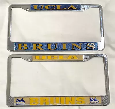 Qty 2 UCLA BRUINS  Vintage License Plate Frames - Metal • $29.99
