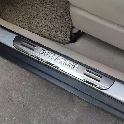 For Mitsubishi Outlander Car Accessories Steel Door Sill Scuff Plate 2013-2022 • $30.24