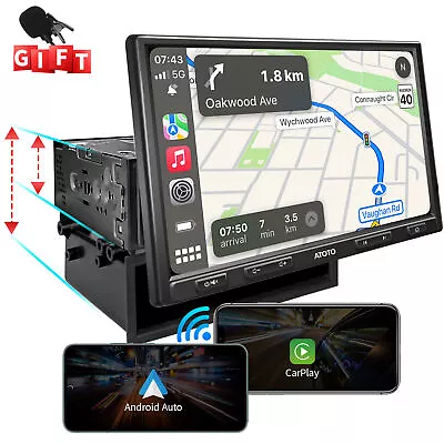 ATOTO F7XE 10  Floating Screen Car Stereo SiriusXM Wireless Android Auto&CarPlay • $196.99