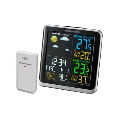 Bresser Weather Station Clima Temp TB Full Colour LCD   #7007201 (UK Stock) BNIB • £47.95