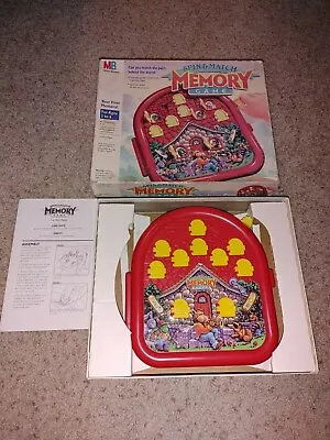 Vintage Spin & Match Memory Game Milton Bradley Complete 1990 With Directions • $12.74