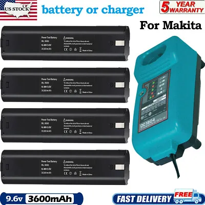9.6Volt 3.6Ah Battery  Replacement For MAKITA 9000 9001 632007-4 9102 Or Charger • $17