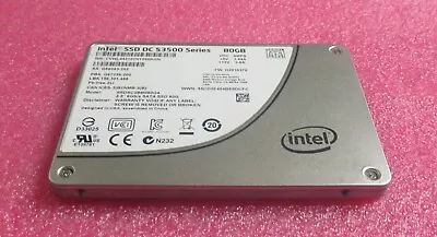 Intel SSD DC S3500 Series 80GB SATA 6Gb/s 2.5  SSD SSDSC2BB080G4 • £22.80