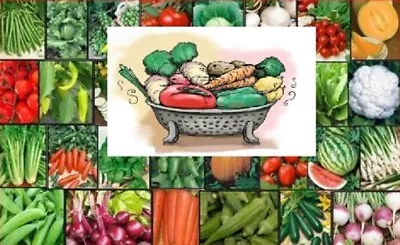 VEGETABLE Garden Lot ~ Over 2620 Fresh Seeds ~ 30 Different Varieties ~ Non GMO • $24.75