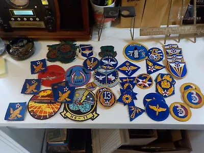 WWII & More Army Air Corps & Navy Patch Lot • $41