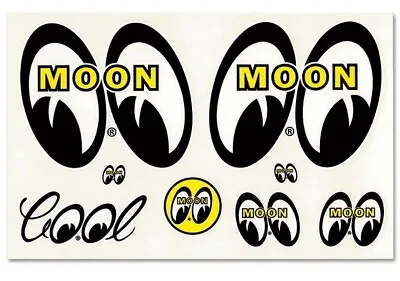 BIG Mooneyes Decal / Sticker Assort Hot Rat Rod Classic Car Street Drag Racing • $11.99