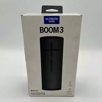 New Ultimate Ears UE Boom 3 Portable Bluetooth Speaker Black S00176 • $89.99