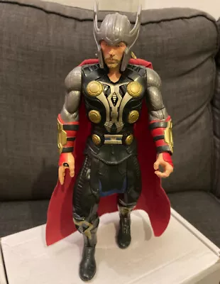 Thor Action Figure - Marvel Thor 10  Toy From Hasbro - 2012 • £6.99