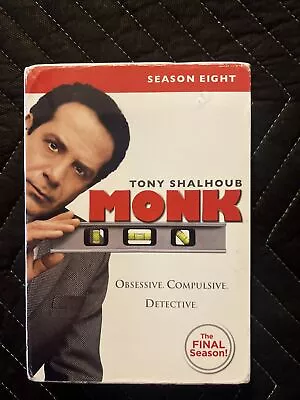 Monk: Season Eight (DVD 2010 4-Disc Set) • $8.40