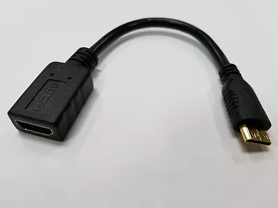 8  1080P Mini HDMI Type C Male To HDMI Female Adapter Cable • $6.50