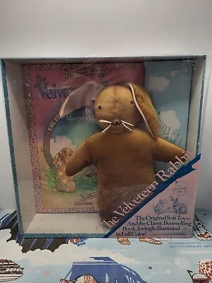 Velveteen Rabbit Margery Williams Plush Soft Toy And Classic Book Set 1985 • $60