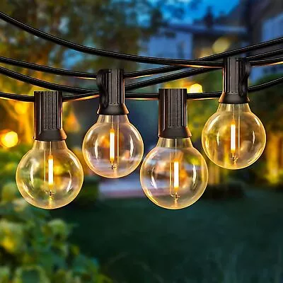 50 X Outdoor LED String Lights Shatterproof Waterproof Hanging Garden Patio 53ft • £10.99