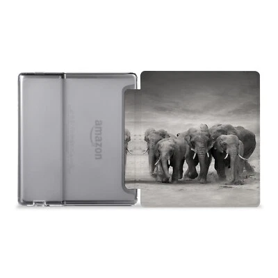 $19.99 • Buy Elephant Flip Case Cover For Amazon Kindle Oasis 7 Inch 2022
