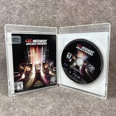 Midway Arcade Origins PlayStation 3 PS3 Video Game Original Case Marble Madness • $18.98