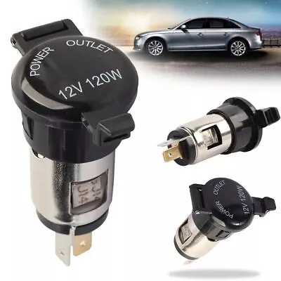 12V 120W Cigarette Lighter Power Socket Plug Outlet For Car Motorcycle Motorbike • $4.36
