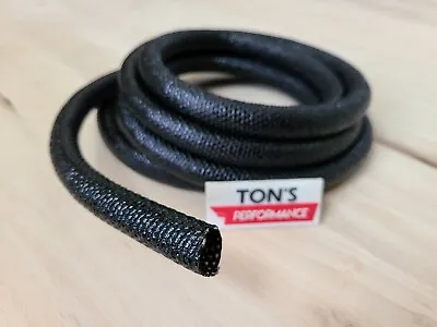 10 Feet 1/2  I.D. ASPHALT CLOTH WIRE LOOM ORIGINAL RESTORATION CONDUIT VINTAGE  • $14.75