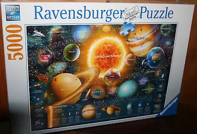 Ravensburger Jigsaw Puzzle Our Solar System Huge 5000 Piece NEW 60  X 40  • $124.99