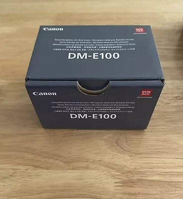 Canon Stereo Microphone DM-E100 - Brand New Never Opened • £80