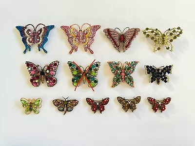 Vintage Butterfly Brooch Lot !! (12 Total) *unbranded* • $59.99