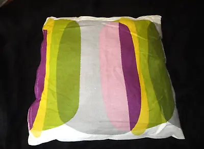 Ikea Malin Figur Geometric Goldenrod Gray Yellow (1) Zippered Throw Pillow 20  • £30.36