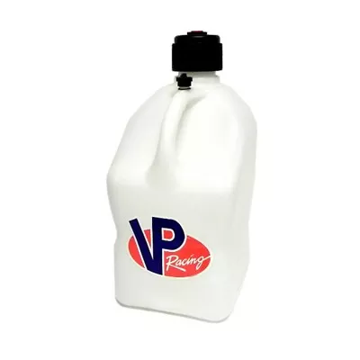 VP Racing White Square 5 Gallon Race Gas Alcohol Diesel Can Fuel Jug NHRA IMCA • $39.95