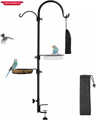 Deck Hook Bird Feeder Pole Porch Multi Hook Bird Feeding Station Kit Multi Feede • $37.71