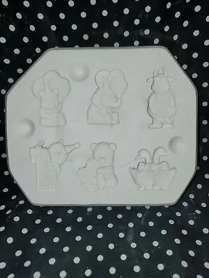 $40 • Buy 1989 Scioto Molds S-1584 Cow Bear Owl Ducks Ceramic Slip Casting Mold