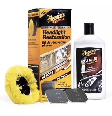 Meguiars True Clarity Car Headlight Restoration Kit For Oxidised Brand New • $35.30