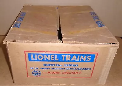 % Lionel O Gauge ..  Empty Box  For Lionel Freight Train Set Outfit #2201WS. • $14.99