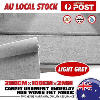 Heavy Duty Automotive Yacht Boat Floor AntiSlip Underfelt Felt Light Grey 2m² • $27.69