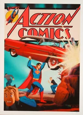 Des Pop Taylor - Superman Action Comics Print Poster Mondo Artist  • $99.99