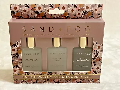 SAND + FOG - Eau De Parfum Oil Discovery Gift Set Of 3 Women's Perfume - 15mL Ea • $29.95