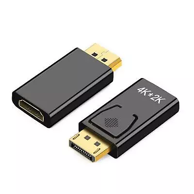 Portable 4K Ultra HD DP Male To Female HDMI Compatible Video Audio Adapter S • £7.78