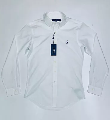 Ralph Lauren Men’s Regular Fit Performance Shirt  (White)    RRP £115 • £49.99