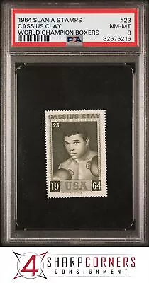 1964 Slania Stamps Champion Boxers Cassius Clay-muhammad Ali Psa 8 • $37.32