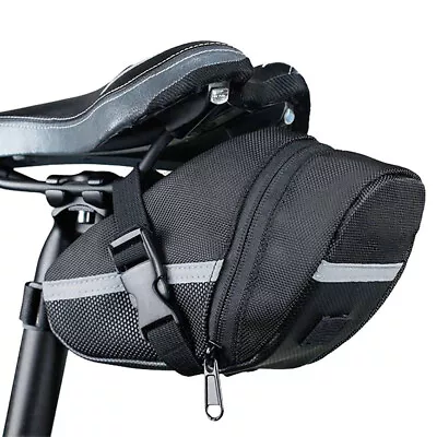 NEW Bike Seat Waterproof Bags Bicycle Storage Saddle Bag Cycling Rear Pouch • £11.31