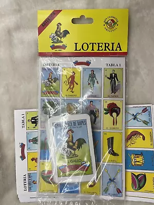 Mexican Bingo Game Loteria With Extra Sheets • $11.99