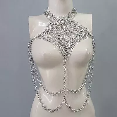 Sexy Swimming Chainmail Dress Chainmail Costume Exotic Dancewear • £35.82