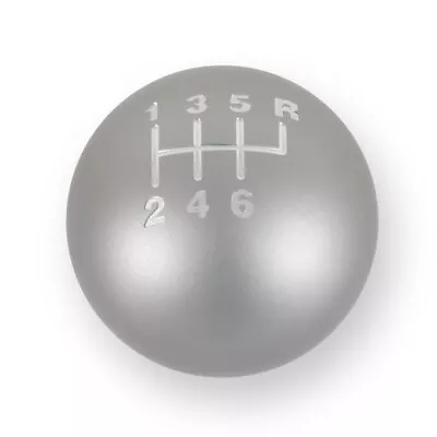 Hurst Matte Gray Billet Aluminum 6 Speed Upper Right Manual Shifter Ball Knob • $63.79