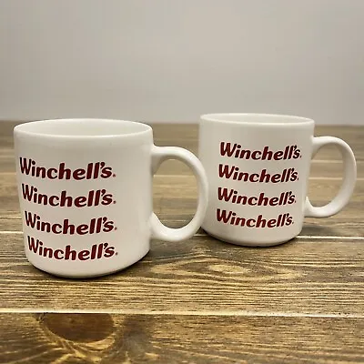 Winchell's Donut House Vintage 80’s Coffee Cup Mug Set Of 2 • $49.17