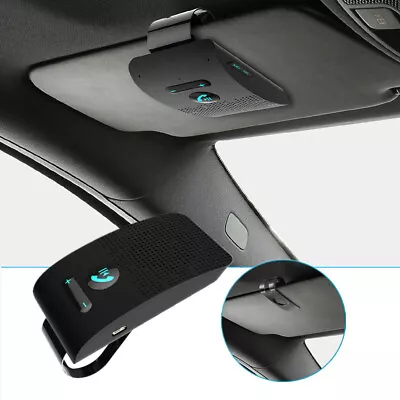 Bluetooth Wireless Handsfree Multipoint Speakerphone Speaker Car Kits Visor Clip • $15.65