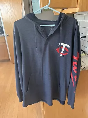 Minnesota Twins Hoodie Shirt Size Large Oversized Light Weight • $9.99