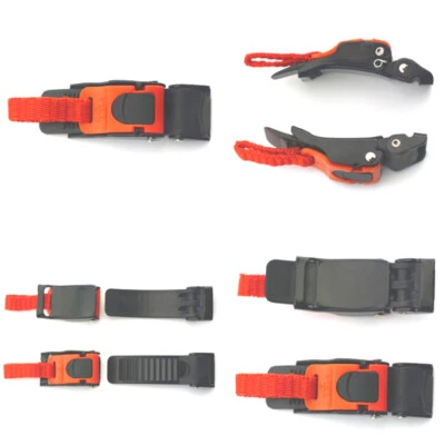 £3.99 • Buy 1pcs Motor Bike Helmet Chin Strap Speed Sewing Clip 9 Gear Quick Release Buckle