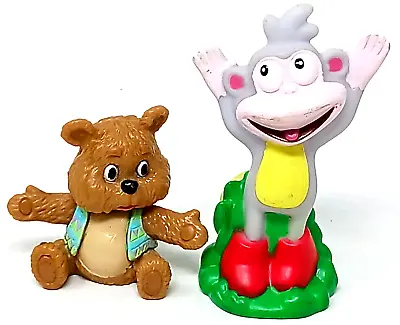 Dora The Explorer Boots The Monkey & Osito Teddy Bear Toy Cake Topper #D-16 • $7.98