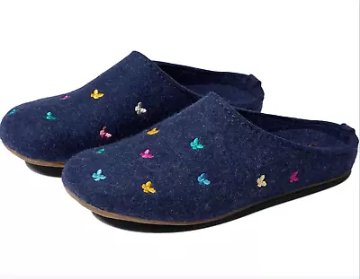 Haflinger Farfalline Butterfly Slipper Sandal Mule Clog 40 Men 7  Women 9 • £76.09