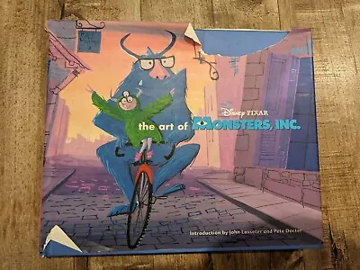 The Art Of Monsters Inc Disney Pixar Lasseter Docter 2001 Hardcover • $40.99